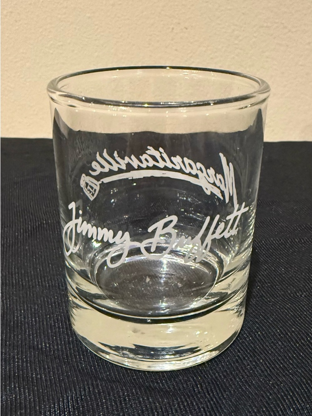 Jimmy Buffett’s Margaritaville clear glass shot glass